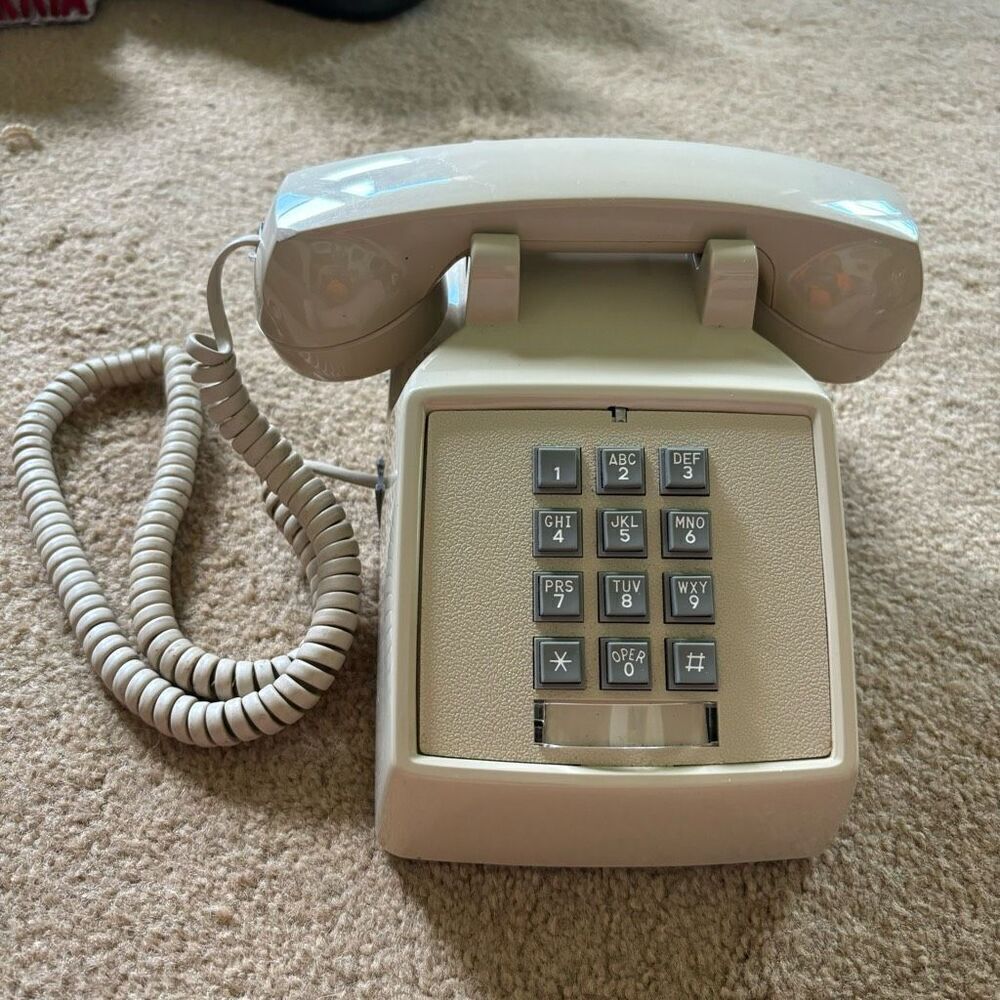 Premier 2500 Vintage Push Button Telephone *Works*
